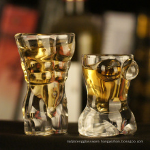 Crystal naked body shot glass